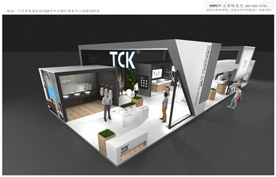 TCK厨卫展展台设计搭建