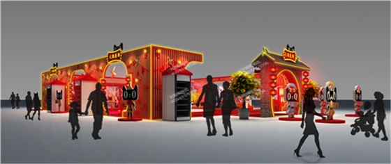 天猫花街广州天猫年货节指定广州展览设计公司