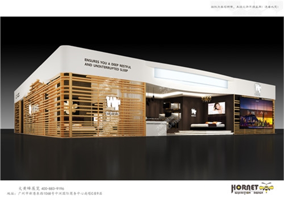 香港华东海棉家具展台设计搭建