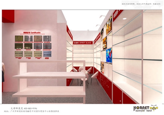 红海玻璃广州酒店用品展会设计制作