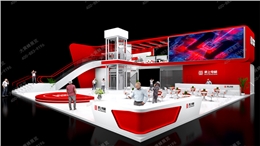 专业电梯展台设计赋能展会品牌阵地