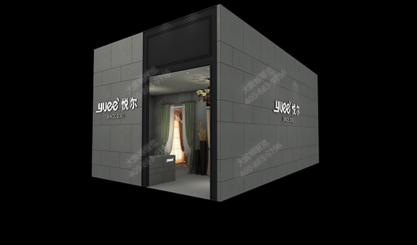 工业风展厅装修效果图