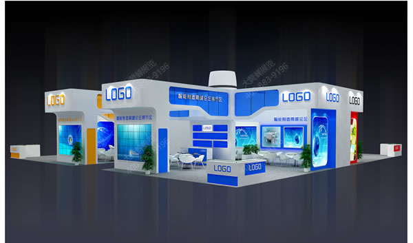 玻璃展厅效果图