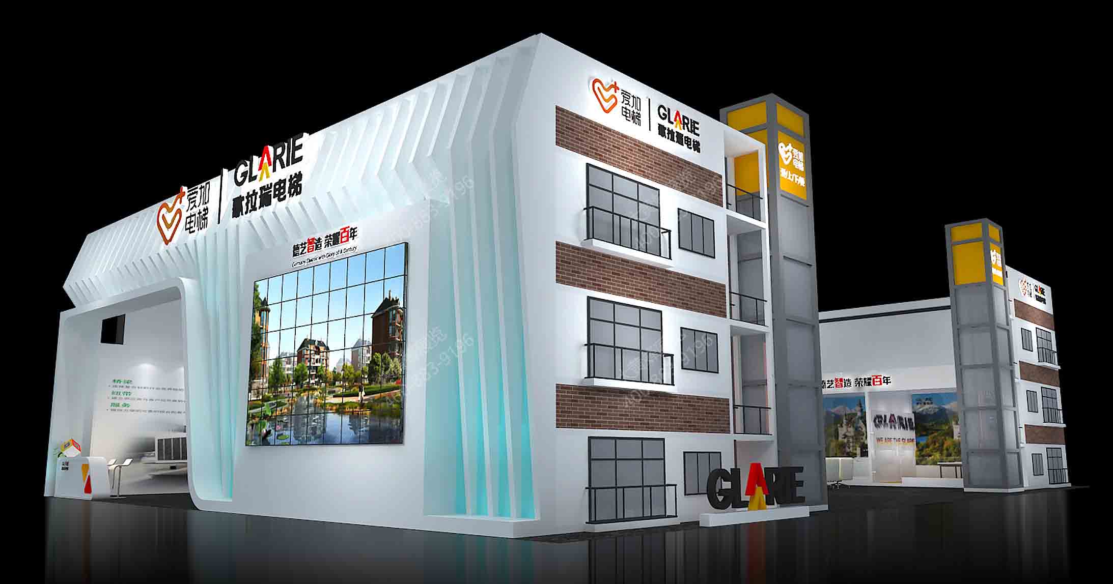 电梯展厅设计效果图