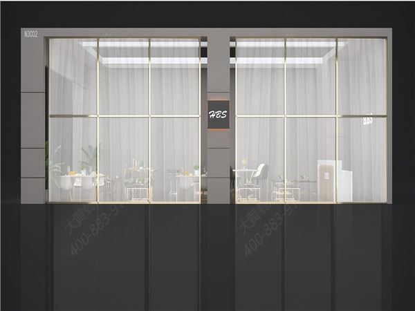 森名展台侧面效果图