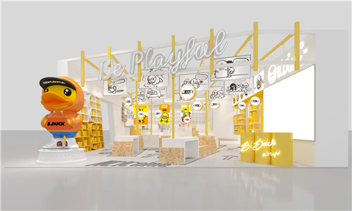 小黄鸭展台设计搭建