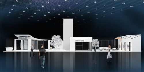 简纳斯门窗建博会展台设计搭建