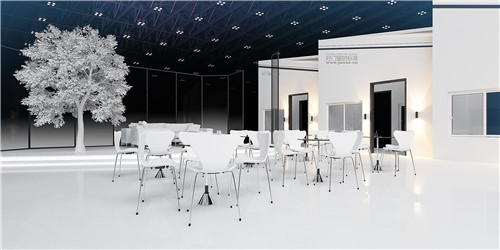 简纳斯门窗建博会展台设计搭建