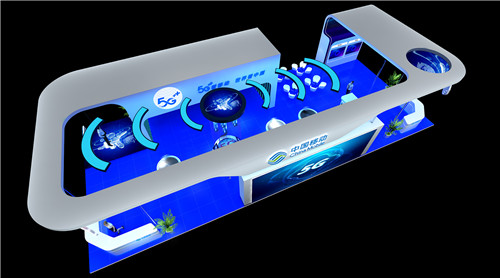 中国移动安防展台设计搭建