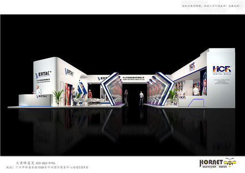 旭森涂层广印展特装展台设计搭建