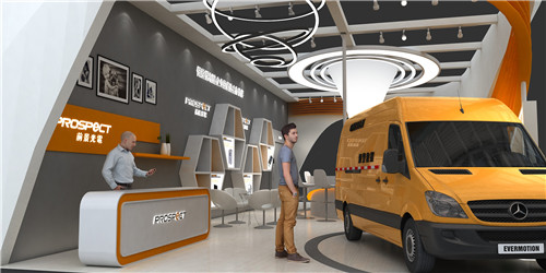 前景光电电梯展台设计搭建