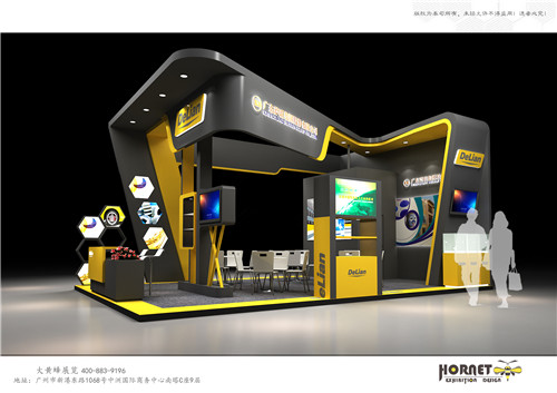 德联润滑油特装展台设计搭建