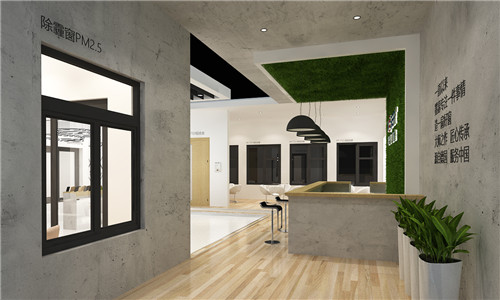 墨瑟门窗建材展台设计搭建