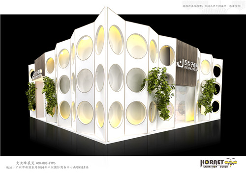 金点子道具美博会特装展台设计搭建