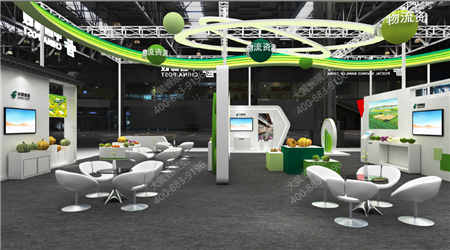 中国邮政广州农交会展台设计搭建