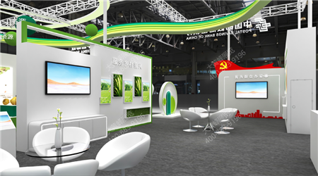 中国邮政广州农交会展台设计搭建