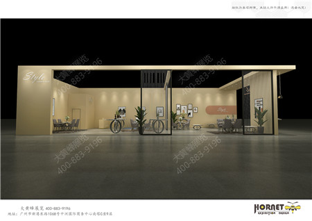 骏皇上海家具展特装展台设计搭建