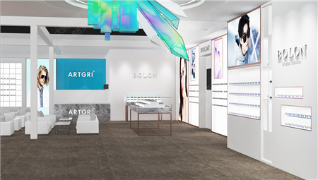 雅瑞眼镜展会设计搭建