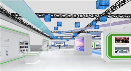 新能源绿色化工馆兰洽会展台设计搭建