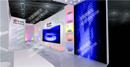 普利斯照明广州照明展位设计搭建