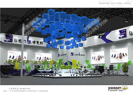 丽时家具广州家具展特装展台设计