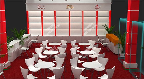 展厅效果图室内布置