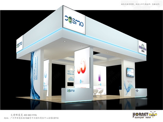 吉隆达展台侧面效果图
