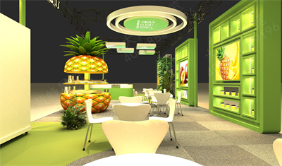 果香园酒店用品展特装展台设计搭建