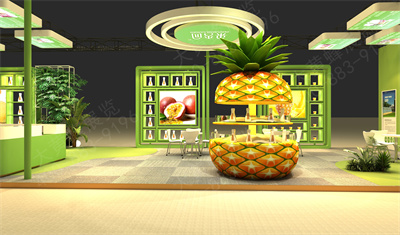 果香园酒店用品展特装展台设计搭建